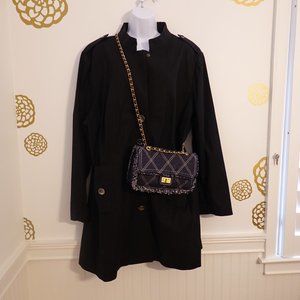 (NWT) Military Style Long Jacket 2X